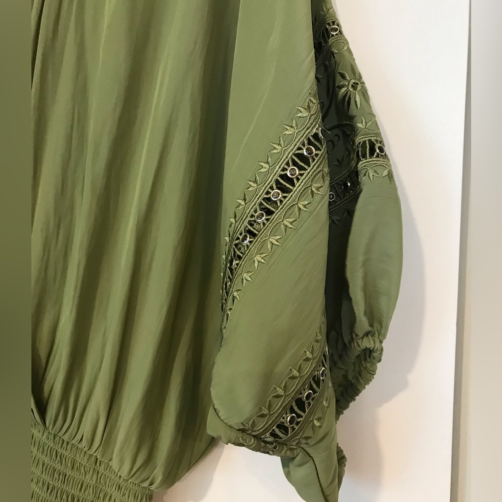 NEW Ramy Brook Women Melanie V Neck Embellished Mini Dress SZ XS - Picture 7 of 13